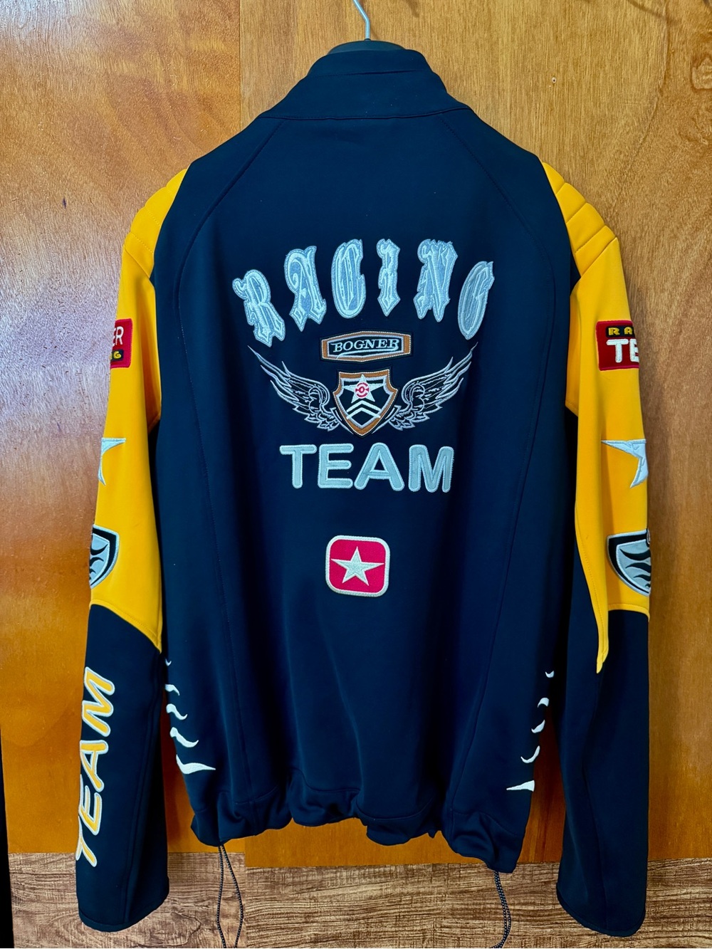 Bogner Black and Yellow Racing Team Ski Jacket